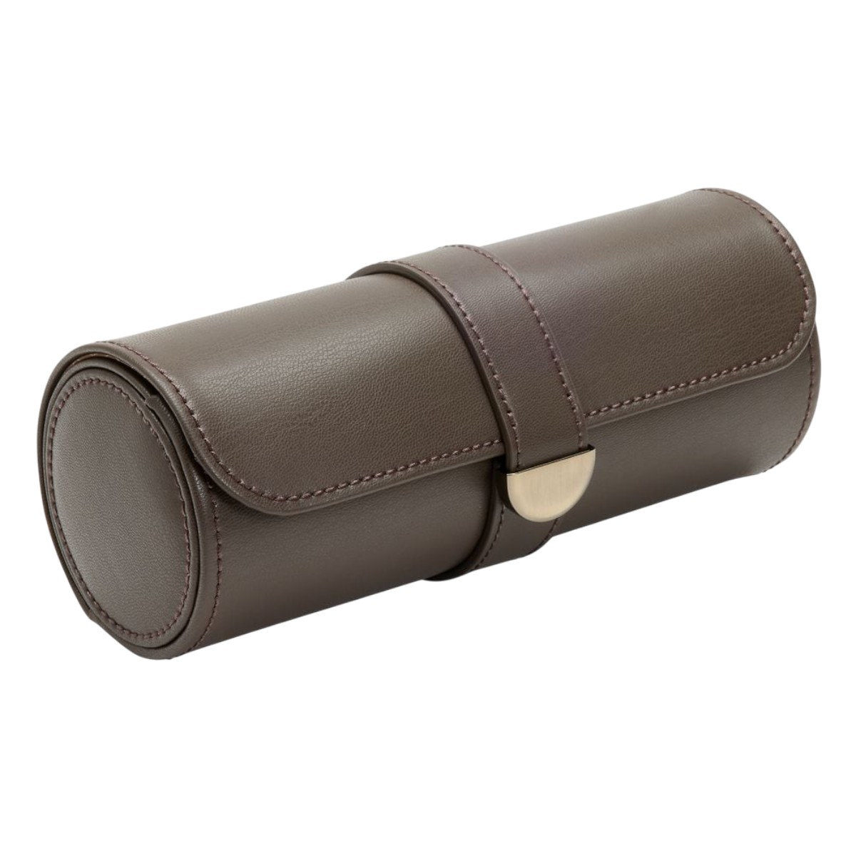 WOLF Earth Triple Watch Roll, Coffee