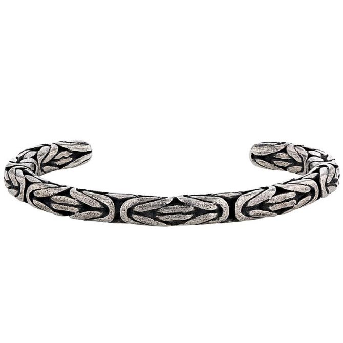 John Varvatos Sterling Silver Braided Cuff