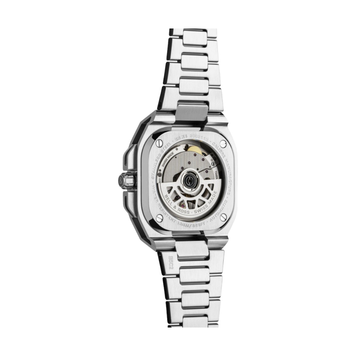 BR X5 Black Steel 41mm Men's Watch, Black Dial