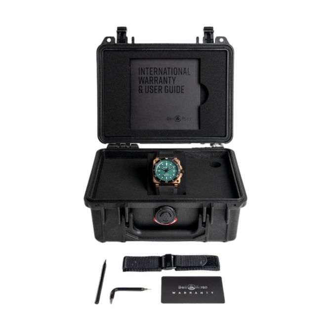 Bell Ross BR 03-92 Diver Black and Green Bronze 42mm Watch