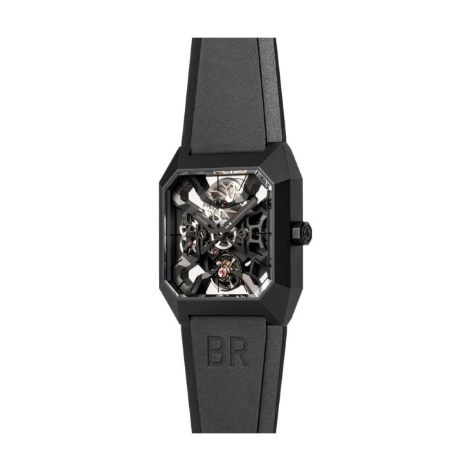 Bell Ross BR 03 Cyber Ceramic 42mm Watch, Grey Skeleton Dial