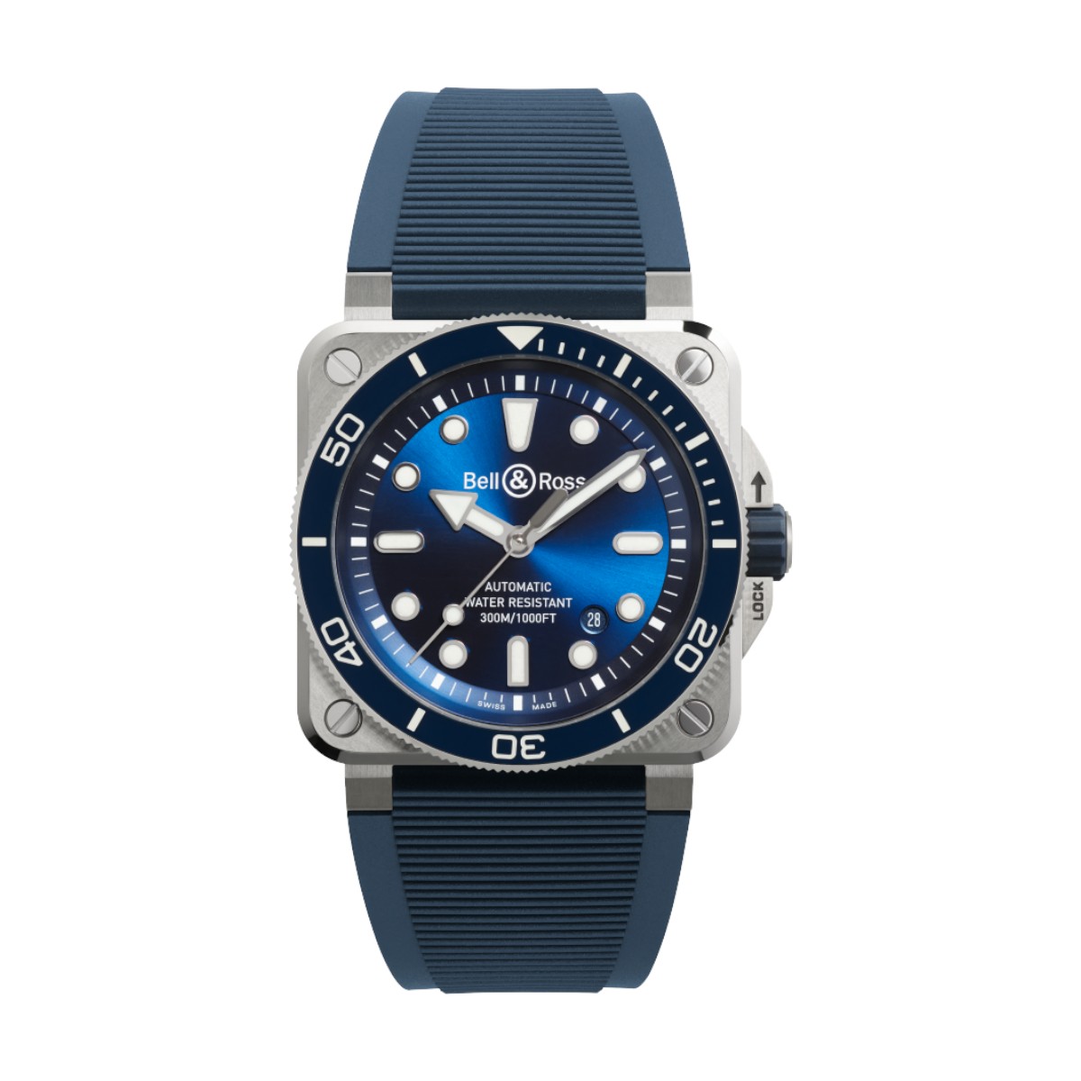Bell & Ross BR 03 Diver Watch, Blue Steel Dial