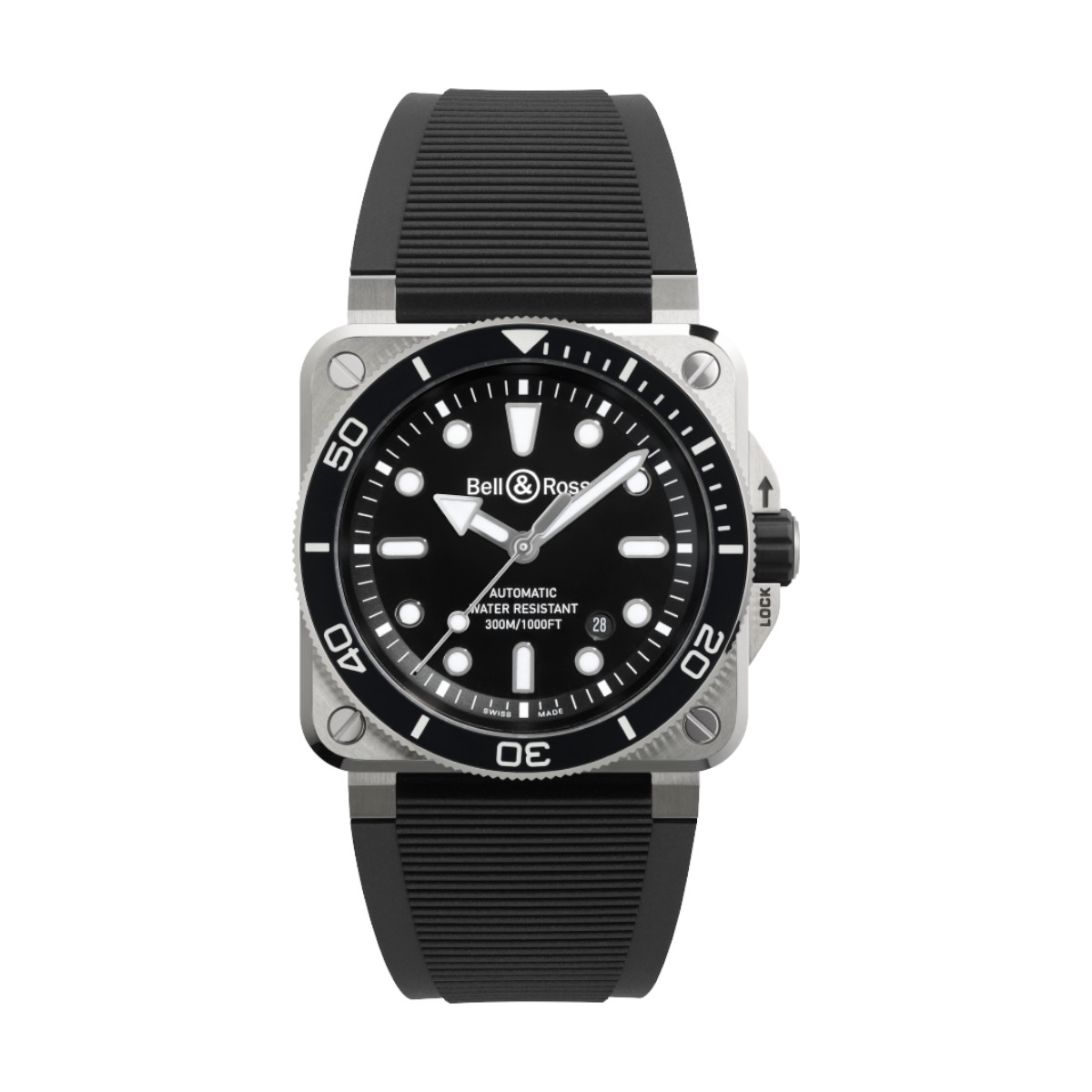Bell & Ross BR 03 Diver Watch, Black Steel Dial