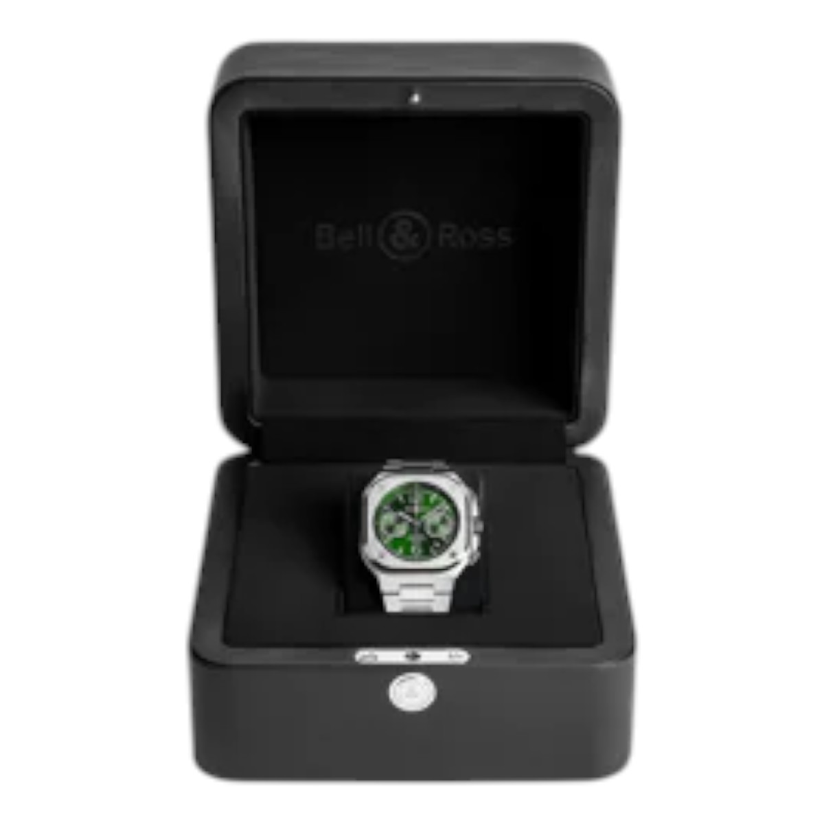 Bell & Ross BR-05 Chrono Steel Watch, Green Dial