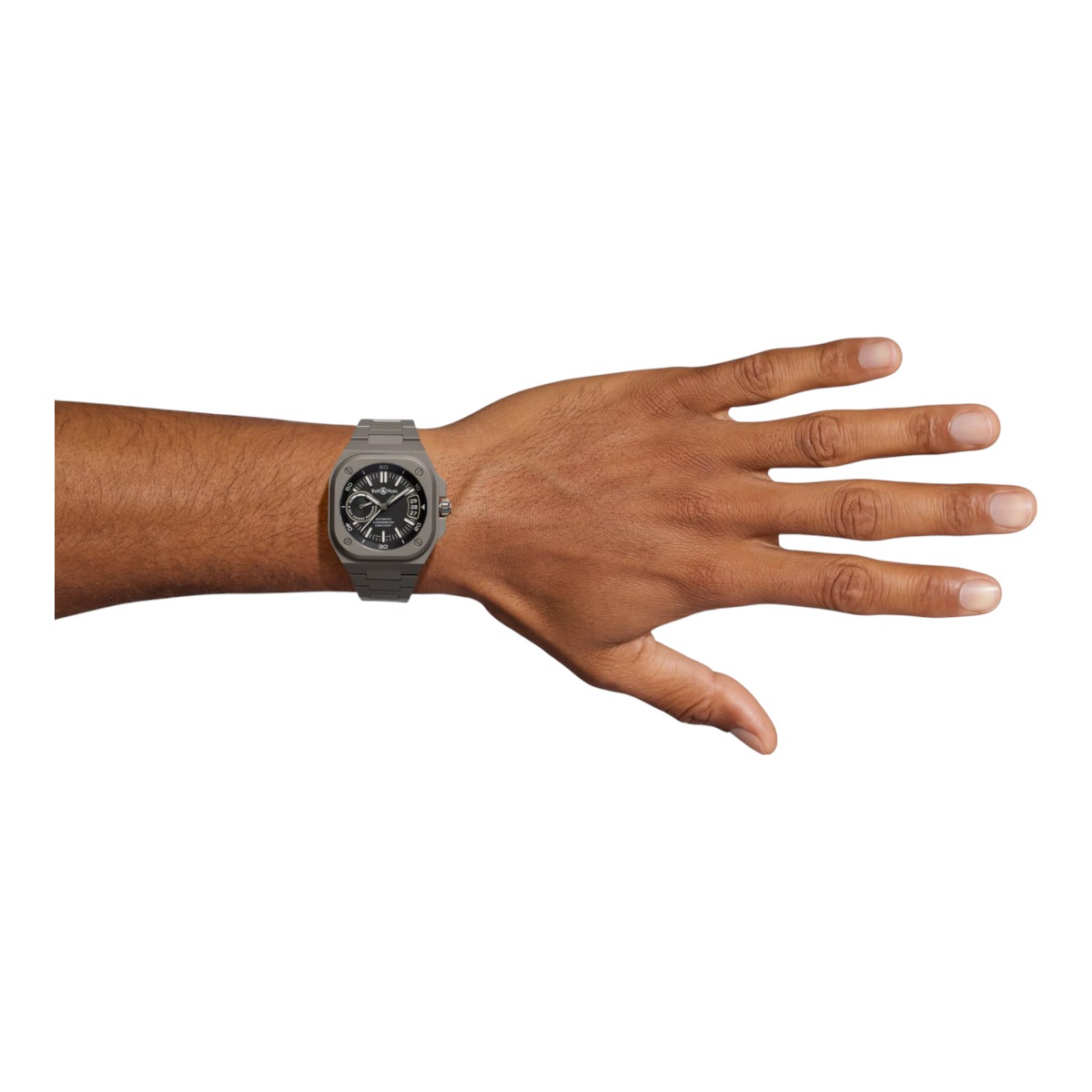 Bell & Ross BR-X5 Titanium 41mm Watch, Black Dial