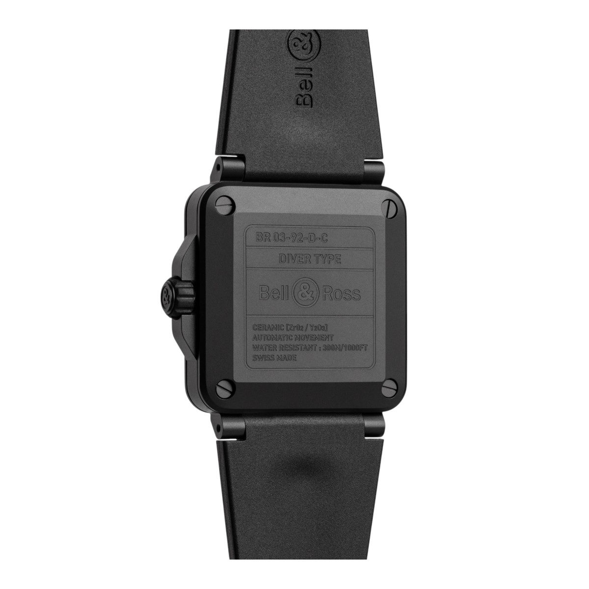 Bell & Ross BR-03 Diver Full Lum Ceramic 42mm Men's Watch, Blue Dial