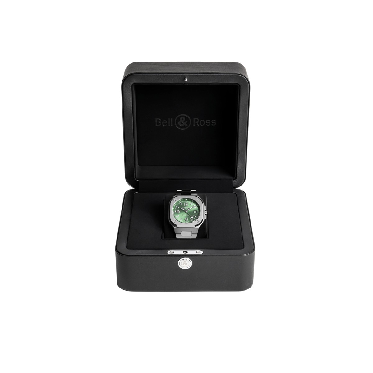 Bell & Ross BR-05 GMT 41mm Men's Watch, Green Steel Dial