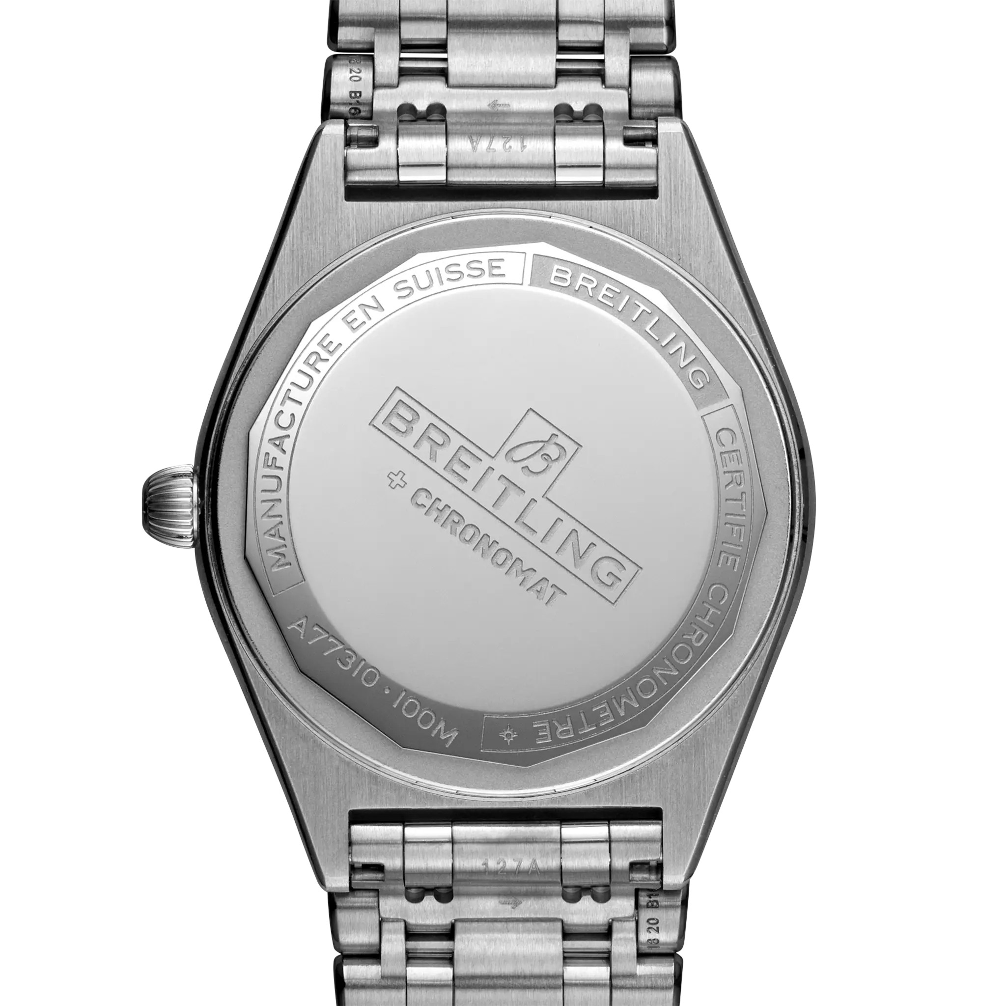 Breitling Chronomat 3mm Women's Watch, Diamond and Ivory Dial