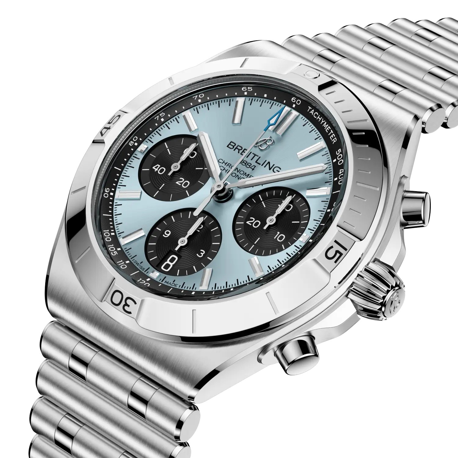 Breitling Chronomat B01 Chronograph 42mm Men's Watch, Ice Blue Dial