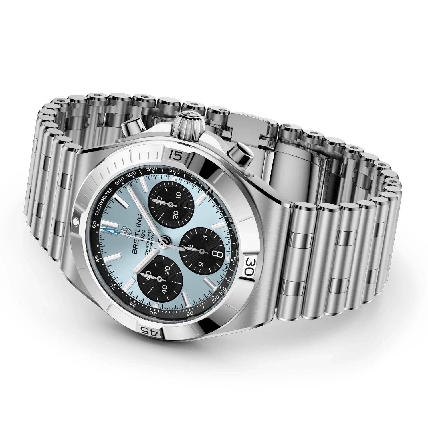 Breitling Chronomat B01 Chronograph 42mm Men's Watch, Ice Blue Dial