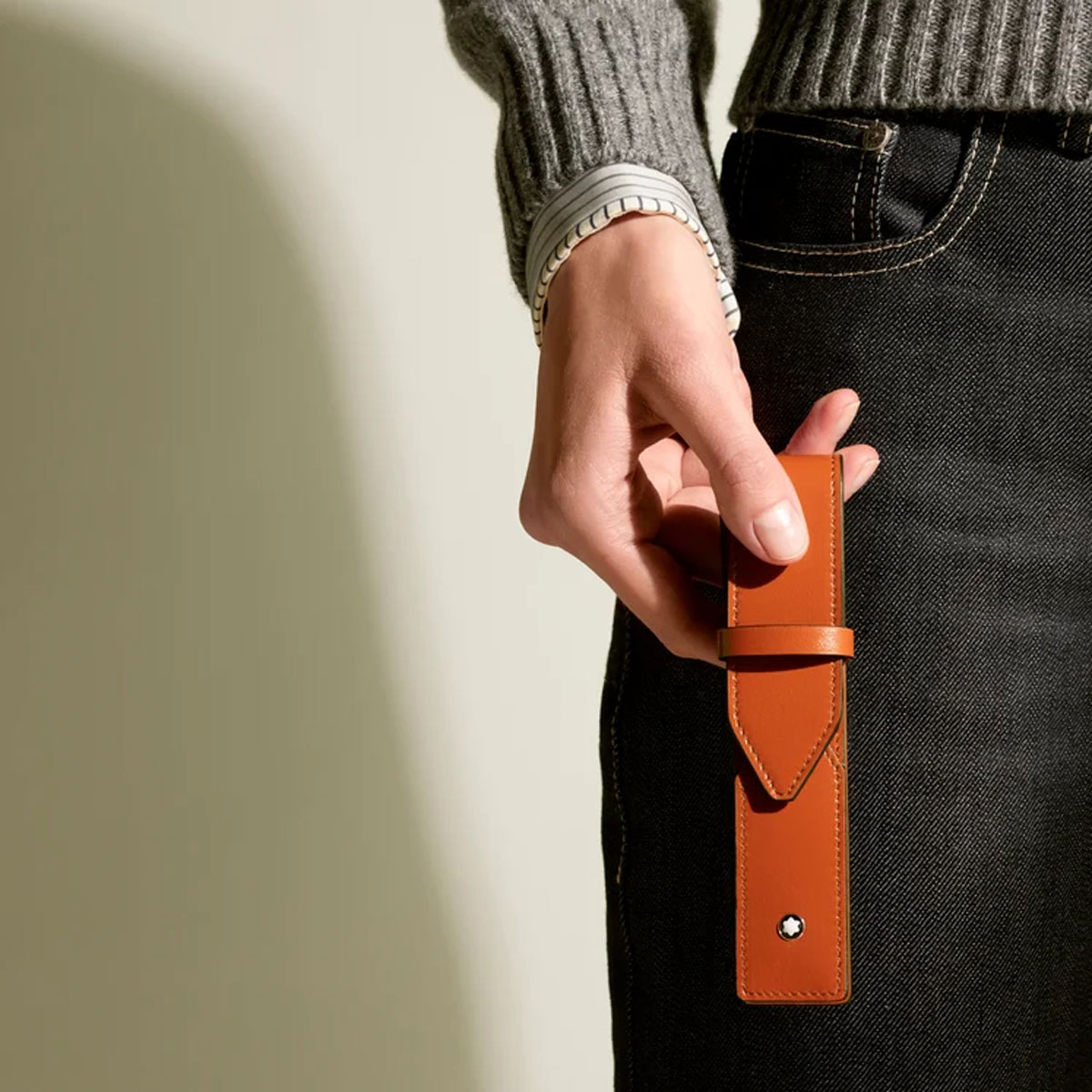 Montblanc Meisterstuck 1 Pen Pouch, Rust