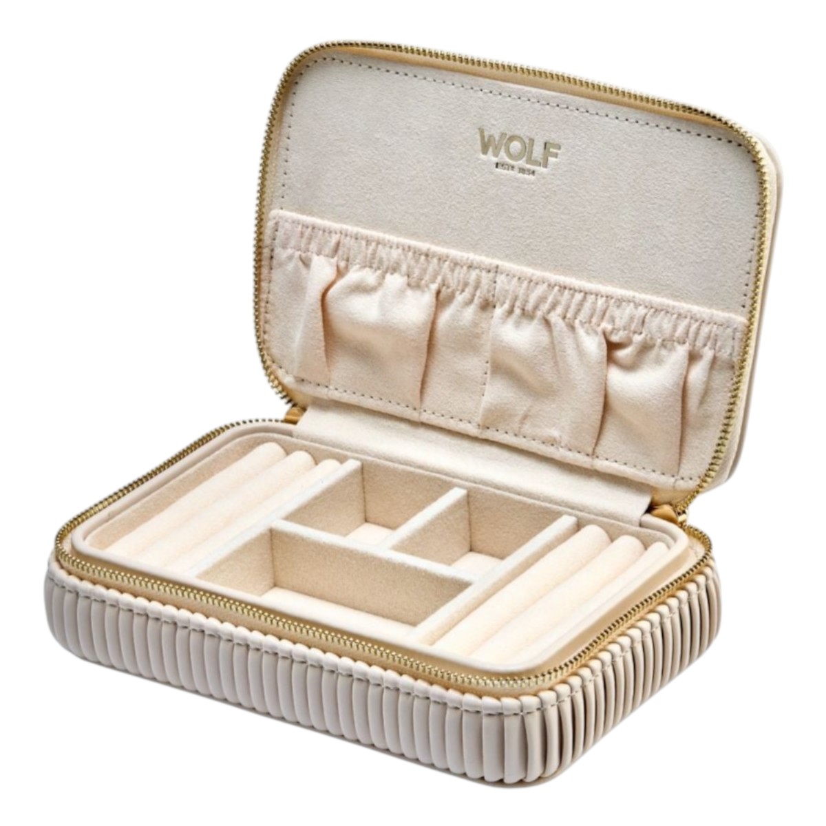 WOLF Bella Zip Case, Bone