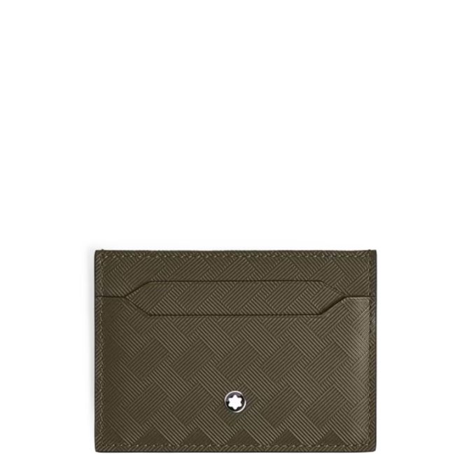 Montblanc Extreme Leather 5CC Card Holder, Khaki