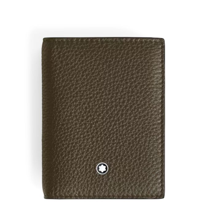 Montblanc 4CC Grain Card Holder, Khaki