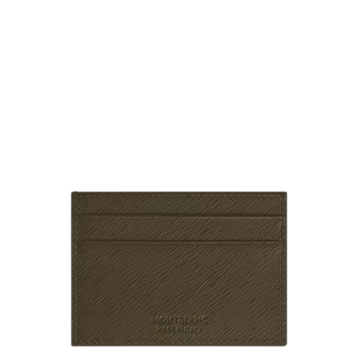 Montblanc 5CC Sartorial Leather Card Holder, Khaki