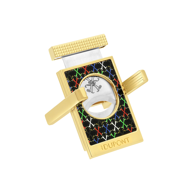 S.T. Dupont Fuente Cigar Stand And Cutter, Multicolor