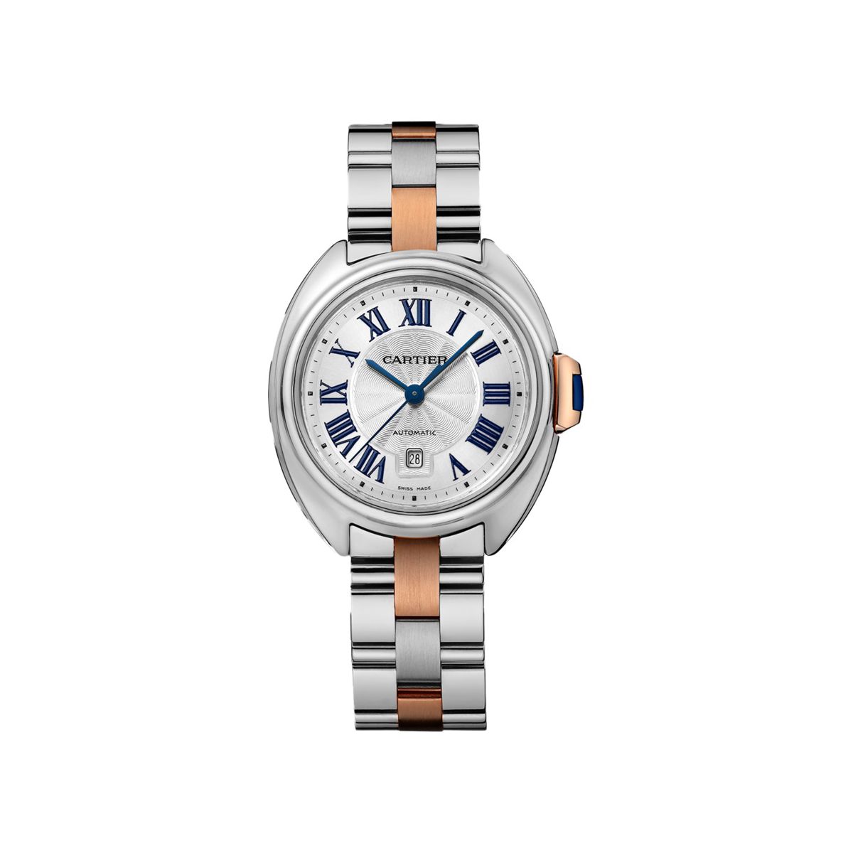 ClÃ© de Cartier 31mm 18K Rose Gold & Steel Watch