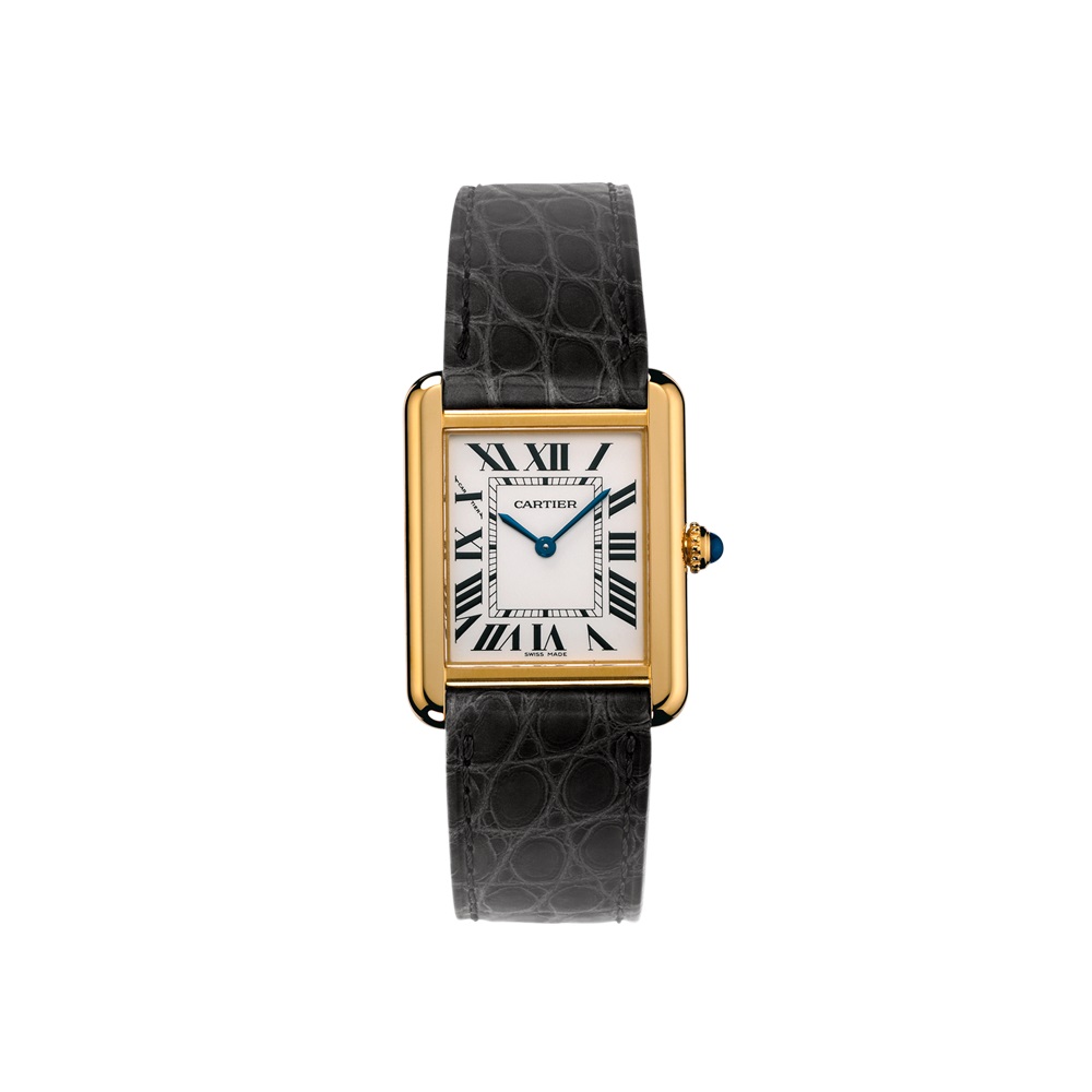 Cartier Tank Solo 24m Custom Diamond Bezel White Dial Stainles