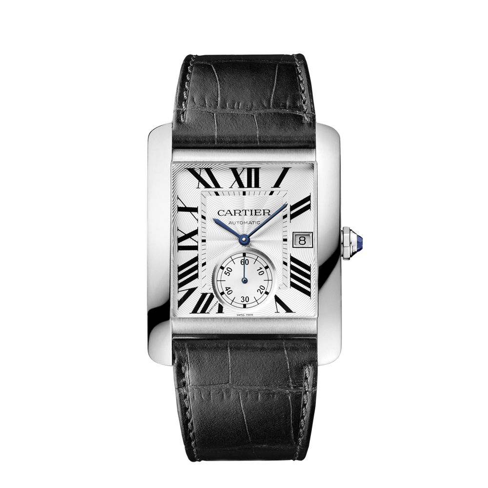 Cartier Tank MC Large Steel & Leather Men's Watch W5330003 Borsheims