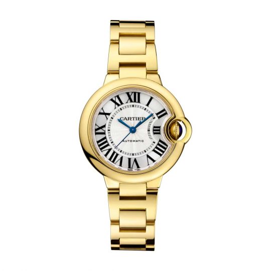 cartier womens gold watch