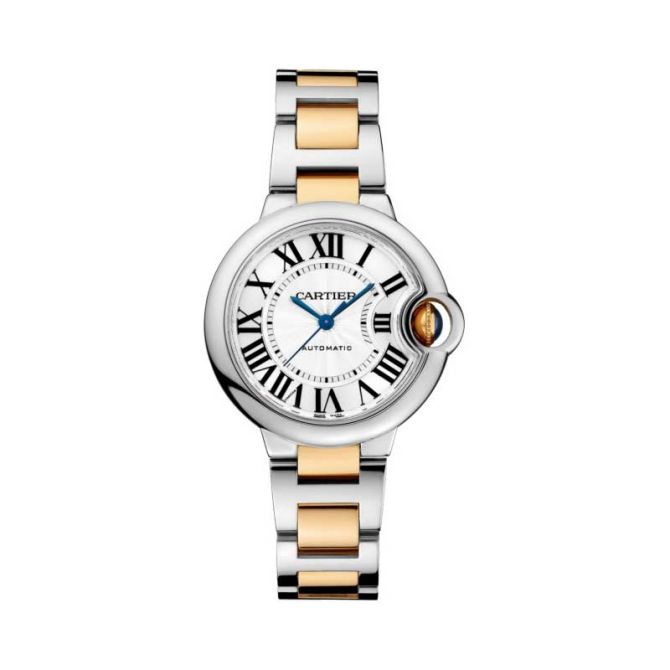 Cartier Ballon Bleu de cartier 33mm Yellow Gold and Stainless Steel Watch