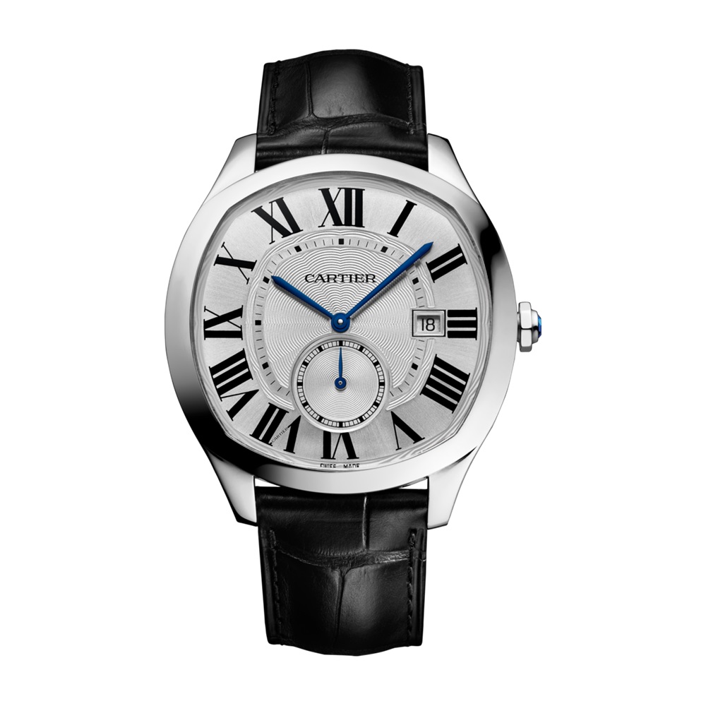 Drive de Cartier 41mm Steel and Leather Watch