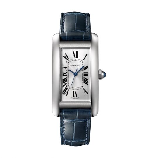 cartier mens leather watch