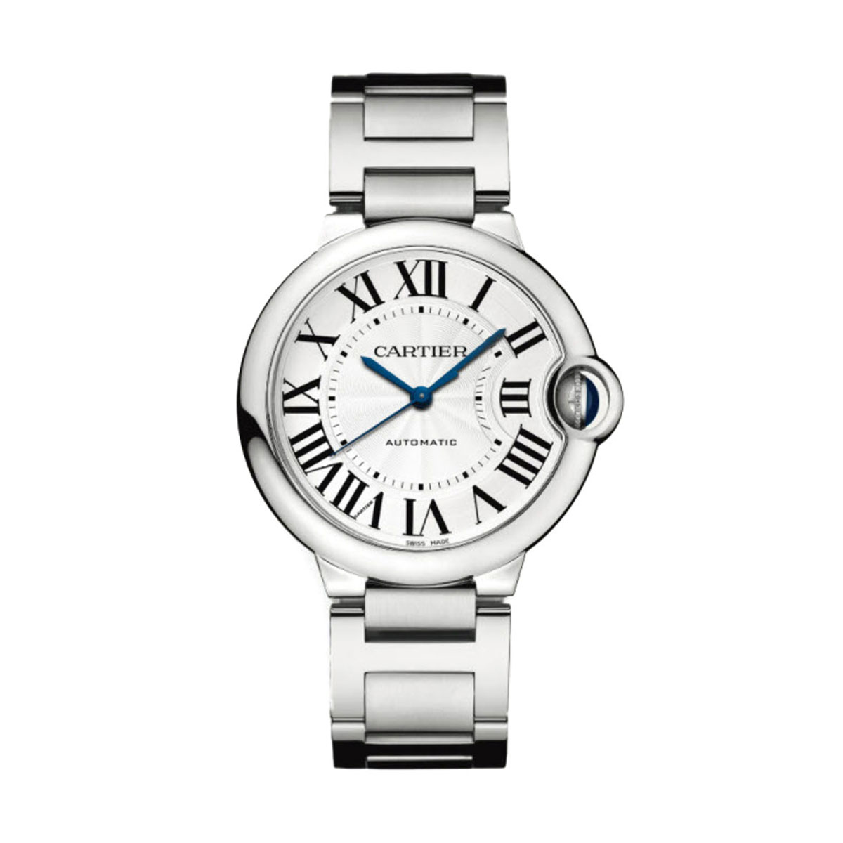 Cartier Ballon Bleu De Cartier 36mm Watch, Silver Dial