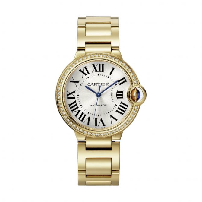 Ballon Bleu De Cartier 36mm Women's Watch, Silver Dial