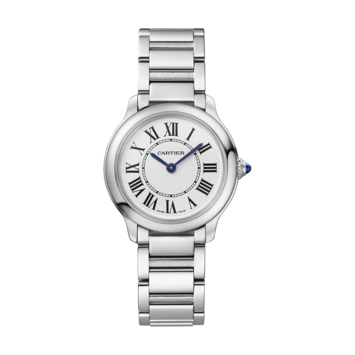 Ronde Must de Cartier 29mm Women's Watch, Silver Dial