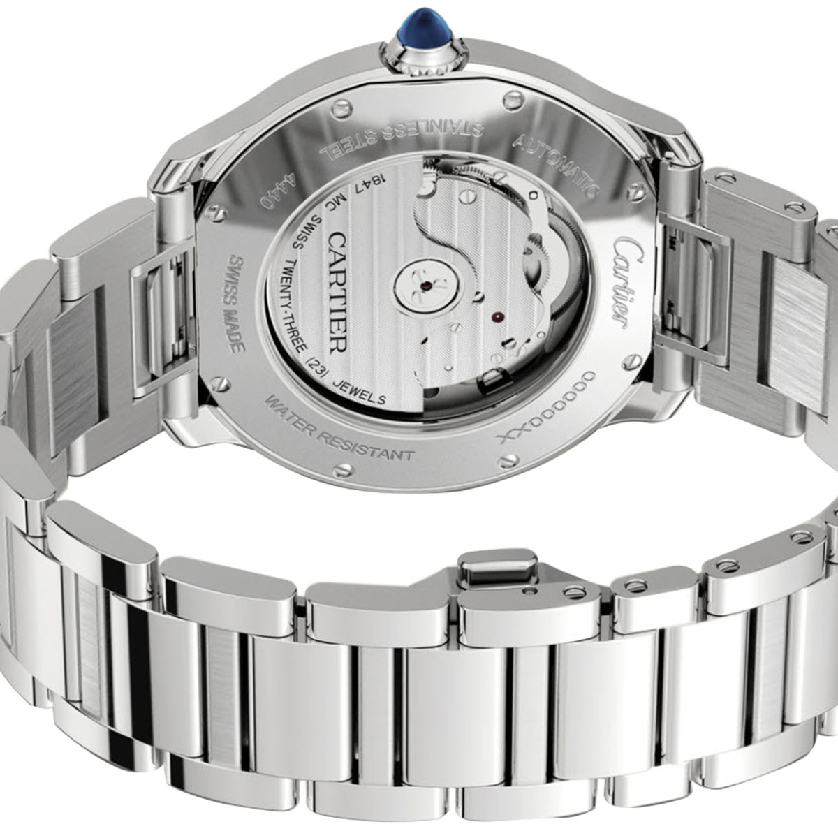 Cartier Ronde Must de Cartier 30mm Watch, Sandblasted Silver Dial