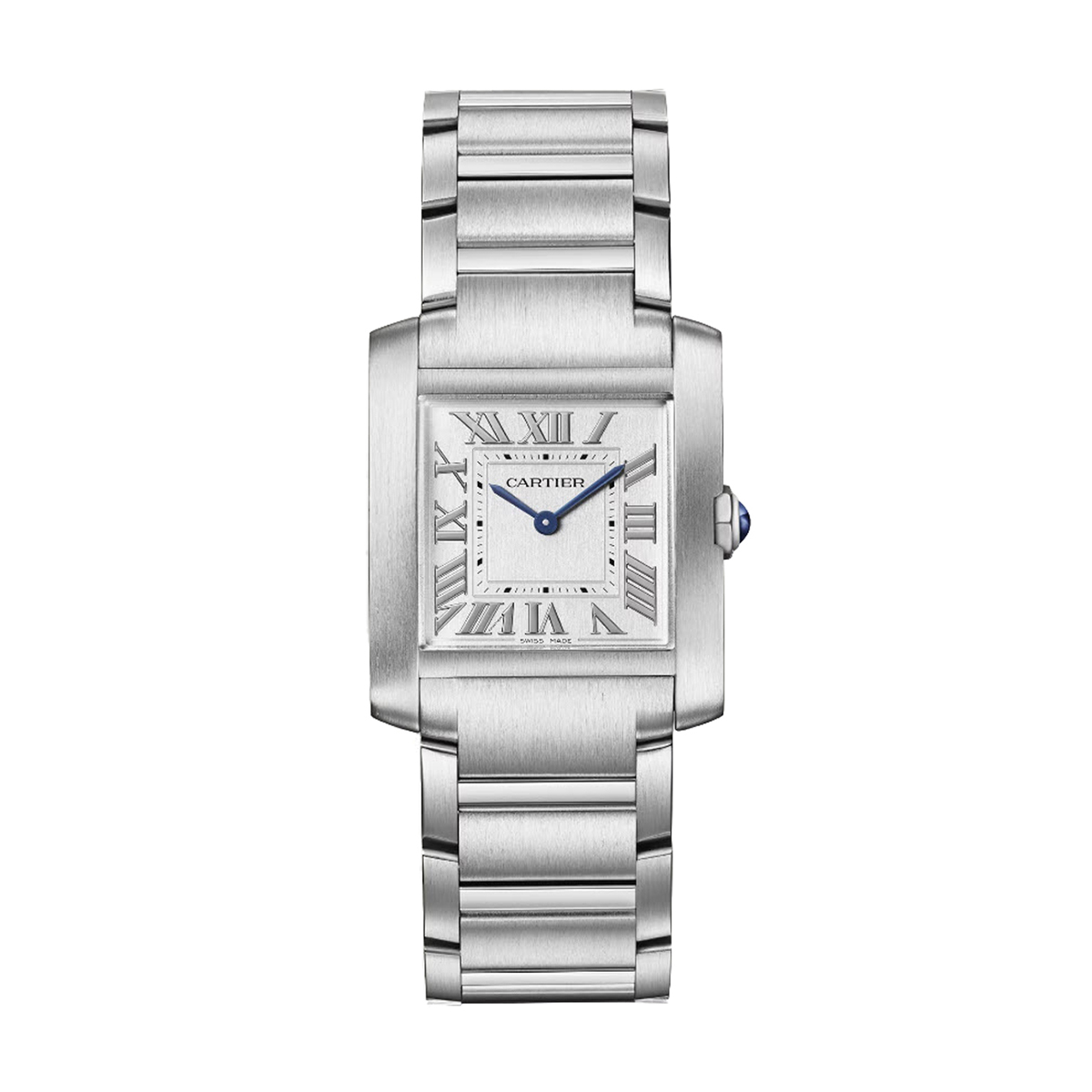 Cartier Tank Francaise Medium 32mm x 27mm Watch, Silvered Dial
