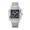 Cartier Santos De Cartier 35.1mm Watch, Graduated Blue Dial