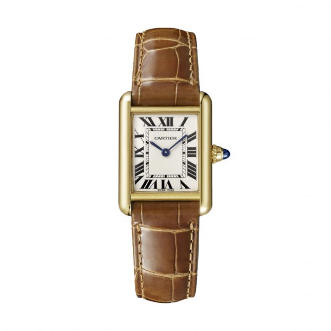 Cartier Tank Louis Cartier 29.5mm x 22mm Watch, Silver Grained Dial