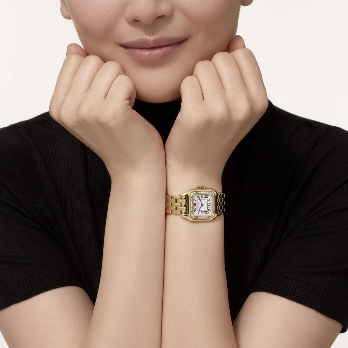 Panthere de Cartier 27mm x 36mm Women's Watch, Silver Dial