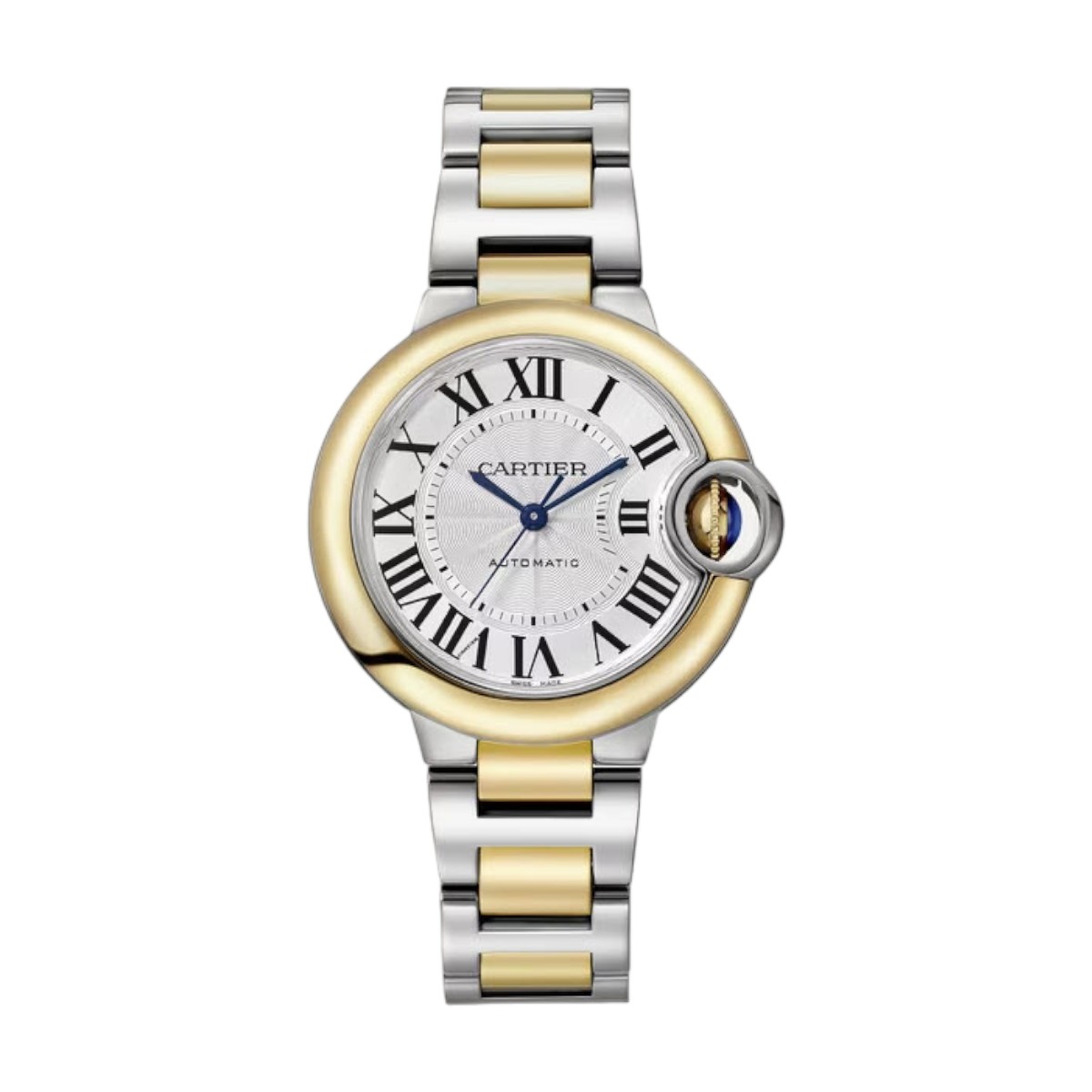 Ballon Bleu de Cartier 33mm Women's Watch, Silver Dial