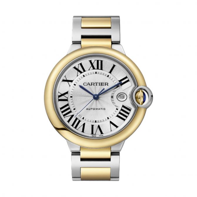 Ballon Bleu De Cartier 42mm Women's Watch, Silver Dial