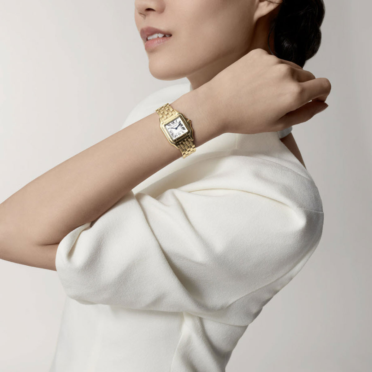 Panthere De Cartier 29x37m Women's Watch, Silvered Dial