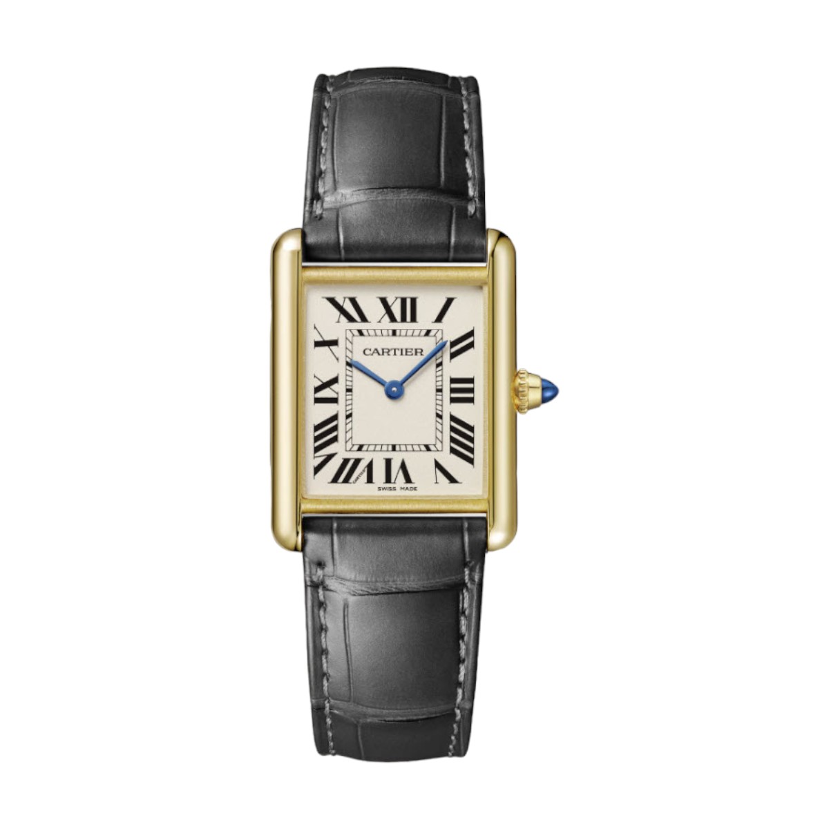 Tank Louis Cartier 33.7mm x 25.5mm Watch, Silvered Dial
