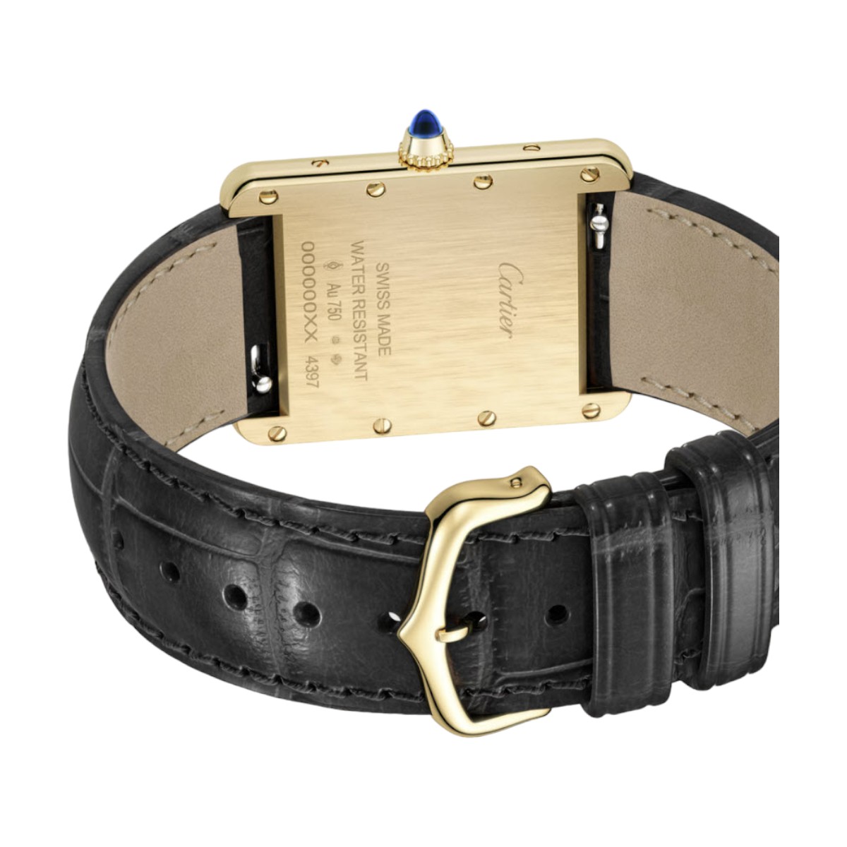 Tank Louis Cartier 33.7mm x 25.5mm Watch, Silvered Dial