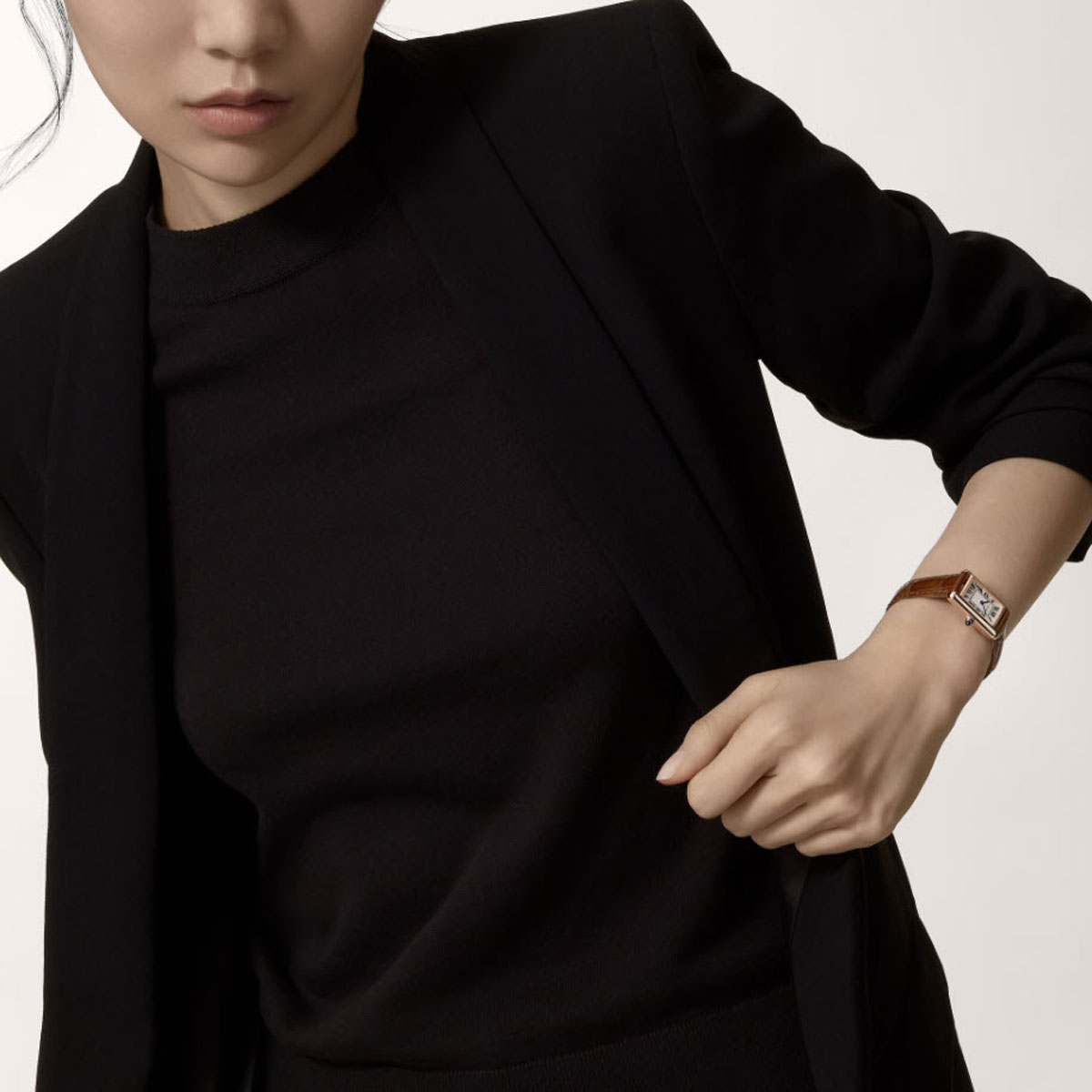 Tank Louis Cartier 29.5mm x 22mm Watch, Silvered Dial