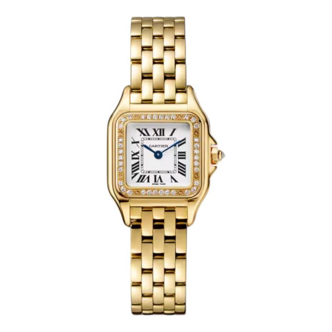 Cartier Panthere Small 22mm x 30mm Watch, Silver Dial