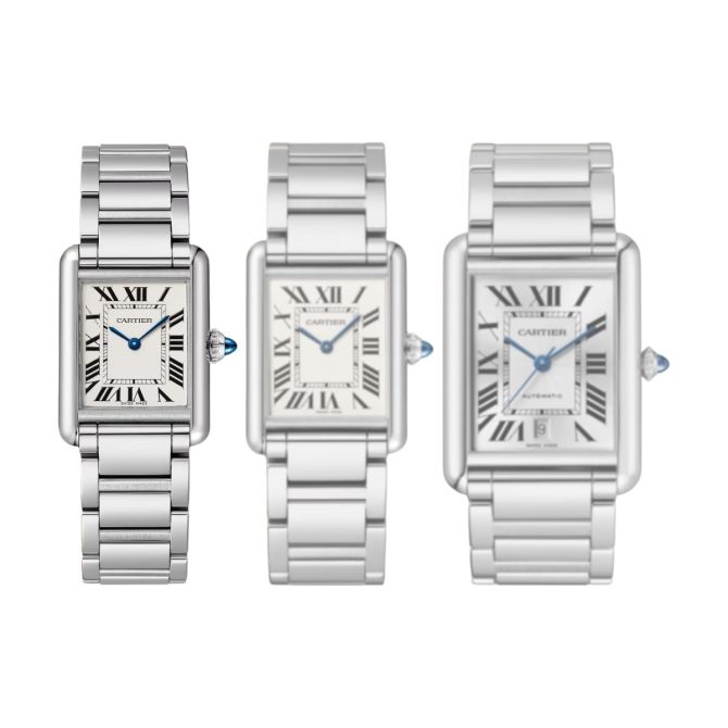 Cartier Tank Must 29.5mm x 22mm Watch, Silvered Dial | WSTA0107