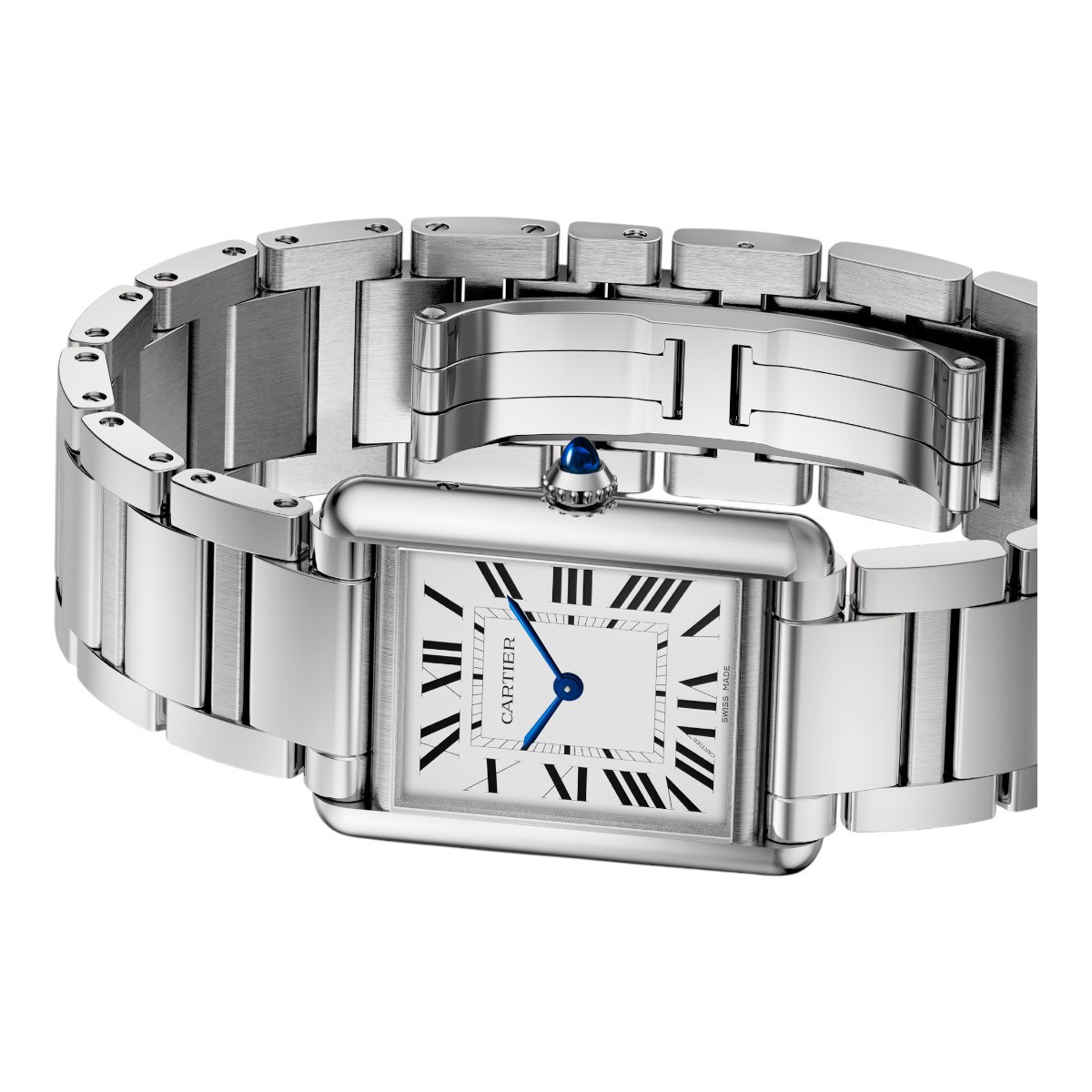Cartier Tank Must Solarbeat Watch, 33.7mm x 25.5mm