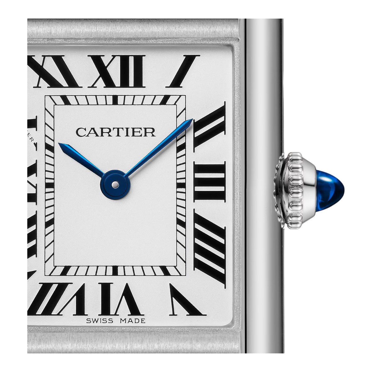 Cartier Tank Must Solarbeat 29.5 x 22mm Watch, Silver Dial