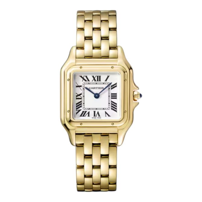 Cartier Panthere Large 29mm x 37mm Watch, Silver Dial