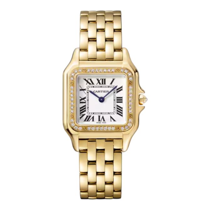 Cartier Panthere Medium 27mm x 36mm Watch, Silver Dial