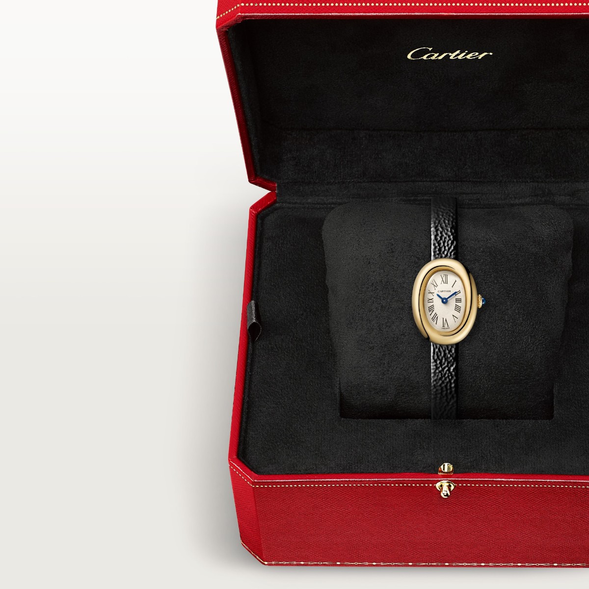 Cartier Baignoire 24.6mm x 18.7mm Watch, Silvered Dial