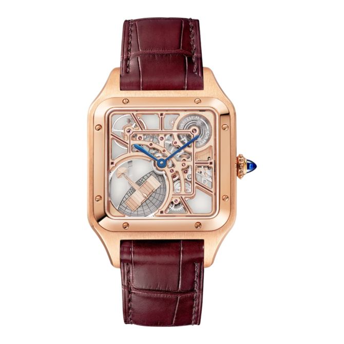 Cartier Santos-Dumont Micro-Rotor 31mm Men's Watch, Skeleton Dial