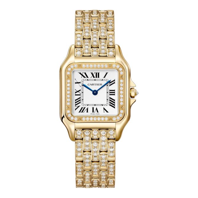 Cartier Panthere 36.5mm x 26.7mm Watch, Silver Dial